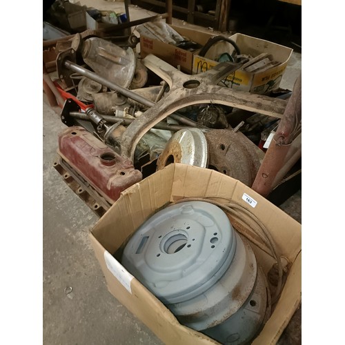 163 - A large group of assorted MGA spares and parts (qty)