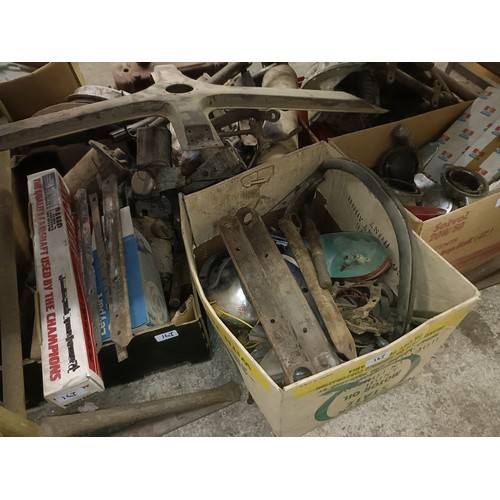 163 - A large group of assorted MGA spares and parts (qty)