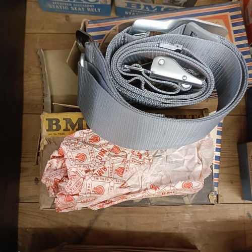 183 - A BMC ADA 3897 Seat Belt, new old stock, and another similar (2)