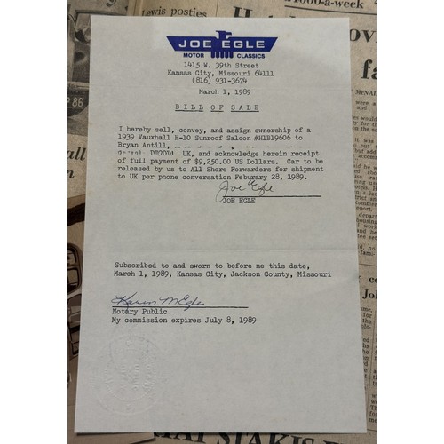 10 - 1939 Vauxhall 10 H-Type <br />Registration number DSP 86<br />Chassis number H1319606<br />Engine nu...