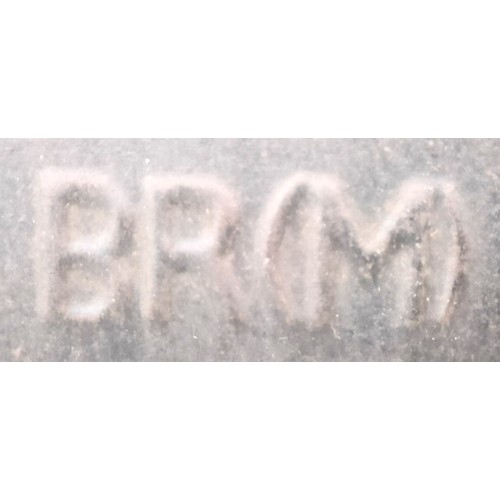 2013 - A BR(M) lamp, 26 cm high, a BR(E) lamp, 26 cm high, and a BR(W) signal lamp, stamped Swindon, 25 cm ...