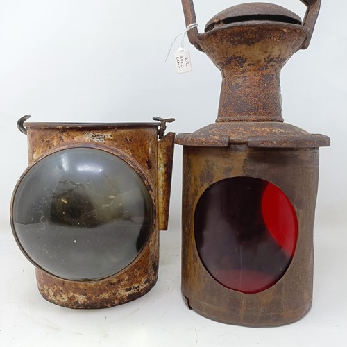 2042 - An SR locomotive headlamp, No 4735, 35 cm high<br />Provenance:  A single Owner West County Collecti...