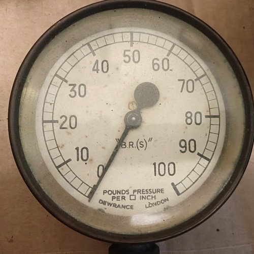 2021 - A BR gauge dial, and assorted railwayana (box)<br />Provenance:  A single Owner West County Collecti...