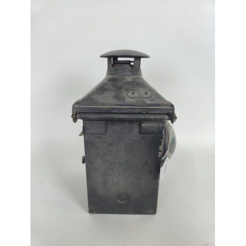 2134 - A BR(M) international signal lamp and cover, 40 cm highProvenance:  A single Owner West County Colle... 