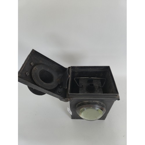 2134 - A BR(M) international signal lamp and cover, 40 cm highProvenance:  A single Owner West County Colle... 