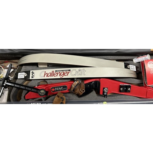 359 - A Hoyt bow, cased