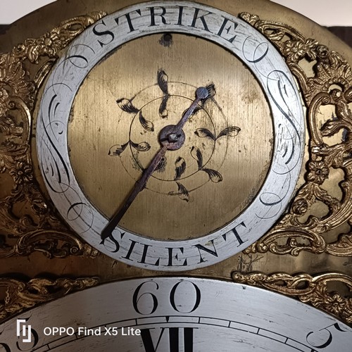 329 - A longcase clock, the brass dial signed William Carter, Walthamstow, having an eight day movement, s... 