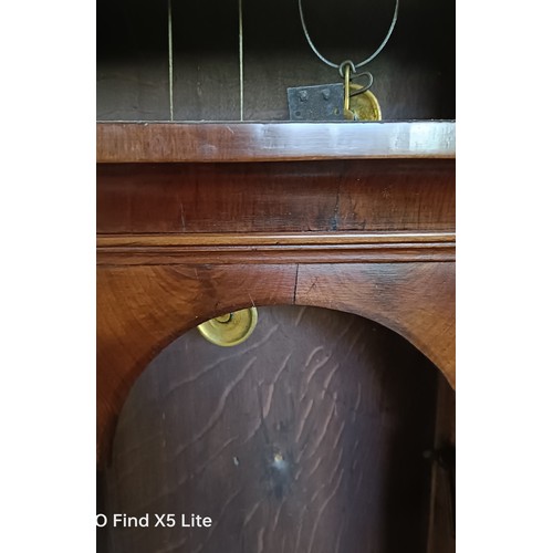 329 - A longcase clock, the brass dial signed William Carter, Walthamstow, having an eight day movement, s... 