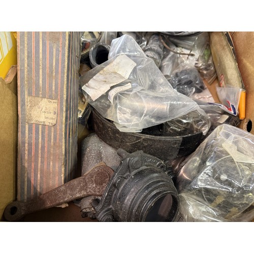 181 - Assorted new old stock and other parts, including springs, cylinders and other items (2 boxes)