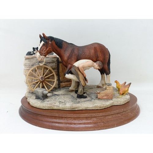 A Border Fine Arts group, No Foot, No 'Oss (Blacksmith), bay