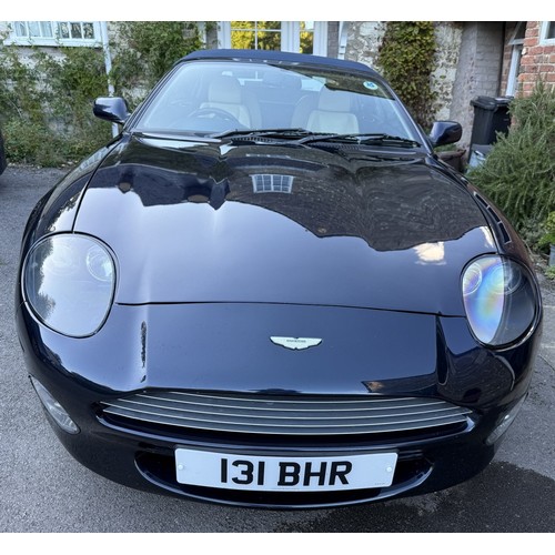 9 - 2001 Aston Martin DB7 Vantage Volante<br />Registration number 131 BHR<br />Chassis number SCFAB3230...