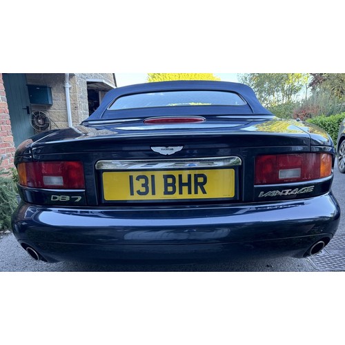9 - 2001 Aston Martin DB7 Vantage Volante<br />Registration number 131 BHR<br />Chassis number SCFAB3230...