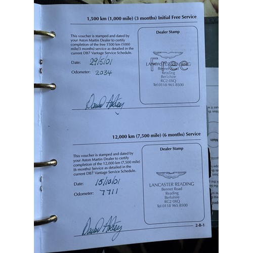 9 - 2001 Aston Martin DB7 Vantage Volante<br />Registration number 131 BHR<br />Chassis number SCFAB3230...