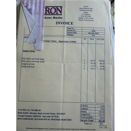 9 - 2001 Aston Martin DB7 Vantage Volante<br />Registration number 131 BHR<br />Chassis number SCFAB3230...