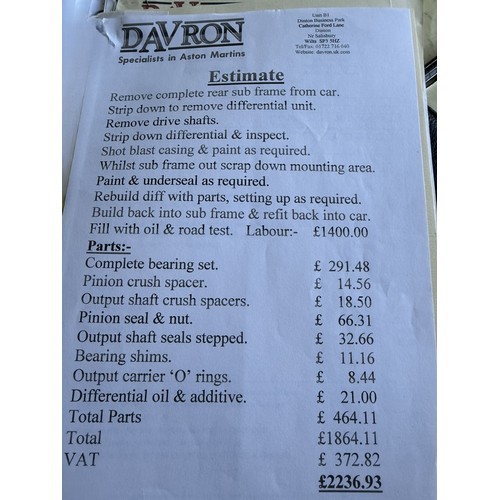 9 - 2001 Aston Martin DB7 Vantage Volante<br />Registration number 131 BHR<br />Chassis number SCFAB3230...