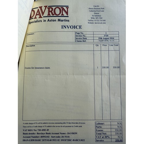 9 - 2001 Aston Martin DB7 Vantage Volante<br />Registration number 131 BHR<br />Chassis number SCFAB3230...