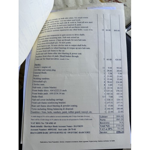 9 - 2001 Aston Martin DB7 Vantage Volante<br />Registration number 131 BHR<br />Chassis number SCFAB3230...