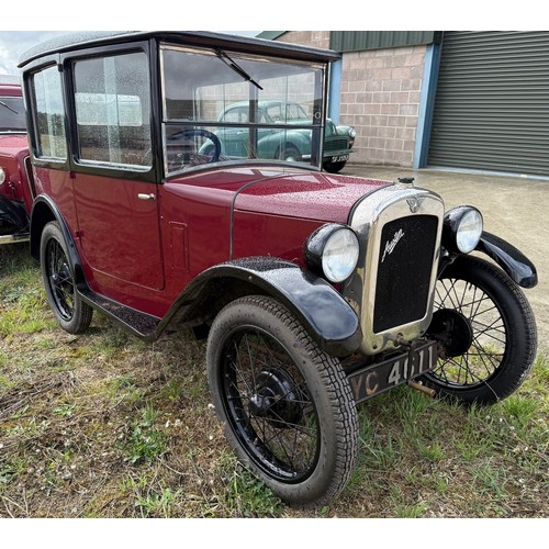 27 - 1928 Austin 7 Top Hat SaloonRegistration number YC 4611Chassis number 72937Engine number A.7-5402Red... 