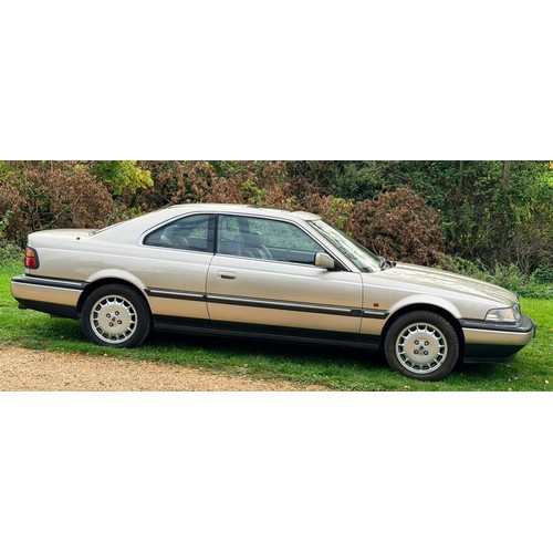 49 - 1996 Rover 827 Coupe<br />Registration number N115 YDA<br />Gold with a grey leather interior<br />O...