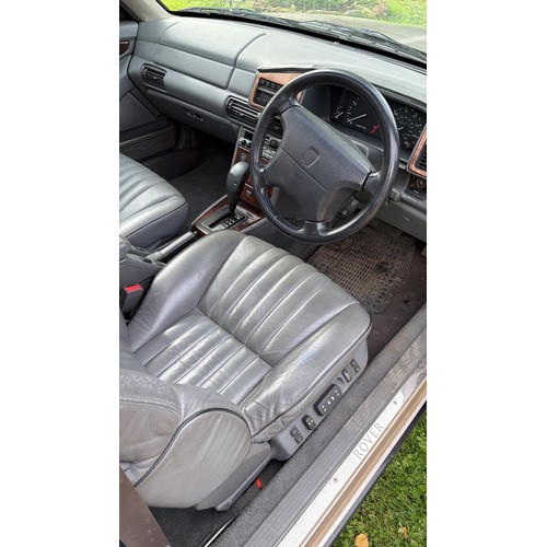 49 - 1996 Rover 827 Coupe<br />Registration number N115 YDA<br />Gold with a grey leather interior<br />O...