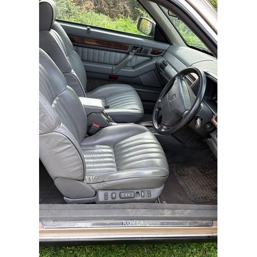 49 - 1996 Rover 827 Coupe<br />Registration number N115 YDA<br />Gold with a grey leather interior<br />O...