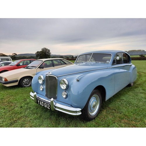 56 - 1954 Jaguar Mk VII<br />Registration number YAD 612<br />Chassis number 720138<br />Engine number B9...
