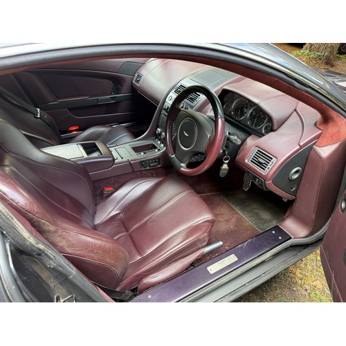 64 - 2008 Aston Martin V8 Vantage<br />Registration number P666 DMW<br />Silver with a red leather interi...