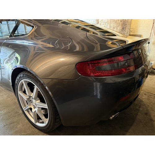 64 - 2008 Aston Martin V8 Vantage<br />Registration number P666 DMW<br />Silver with a red leather interi...