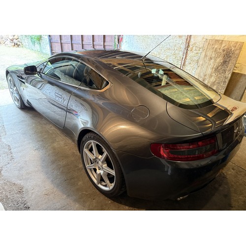 64 - 2008 Aston Martin V8 Vantage<br />Registration number P666 DMW<br />Silver with a red leather interi...