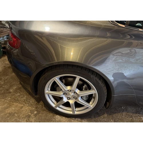 64 - 2008 Aston Martin V8 Vantage<br />Registration number P666 DMW<br />Silver with a red leather interi...