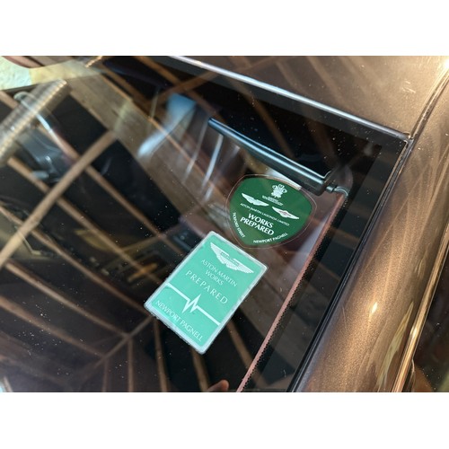 64 - 2008 Aston Martin V8 Vantage<br />Registration number P666 DMW<br />Silver with a red leather interi...