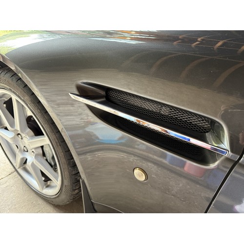 64 - 2008 Aston Martin V8 Vantage<br />Registration number P666 DMW<br />Silver with a red leather interi...