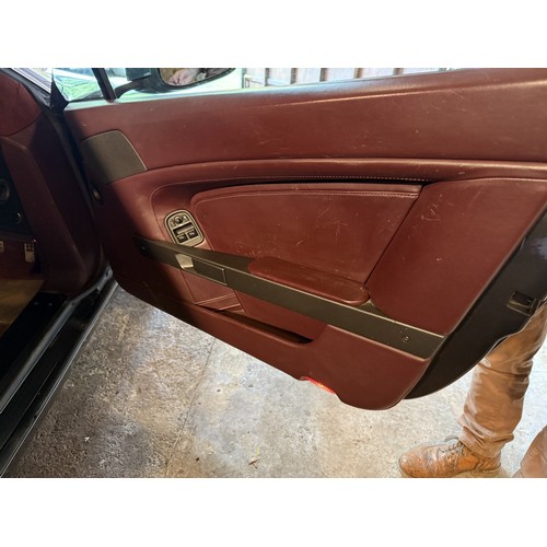 64 - 2008 Aston Martin V8 Vantage<br />Registration number P666 DMW<br />Silver with a red leather interi...