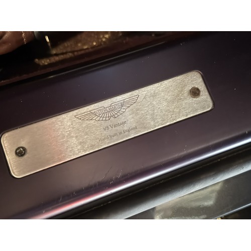 64 - 2008 Aston Martin V8 Vantage<br />Registration number P666 DMW<br />Silver with a red leather interi...