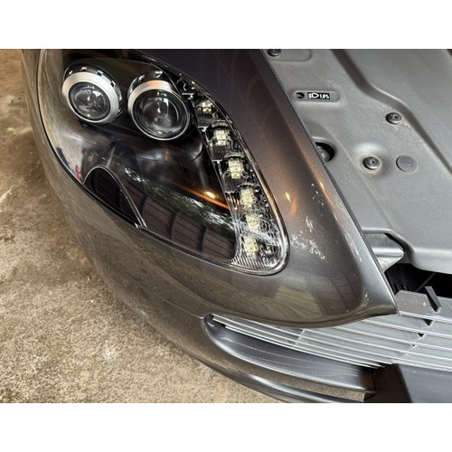 64 - 2008 Aston Martin V8 Vantage<br />Registration number P666 DMW<br />Silver with a red leather interi...