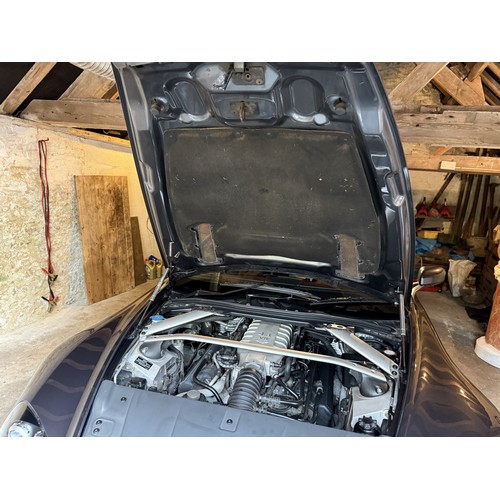 64 - 2008 Aston Martin V8 Vantage<br />Registration number P666 DMW<br />Silver with a red leather interi...