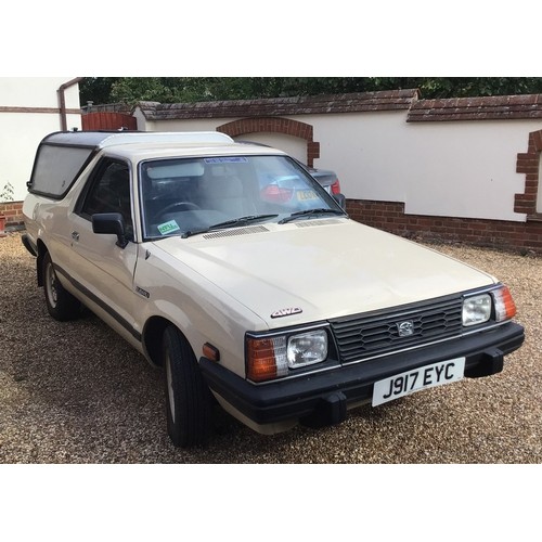 1992 Subaru 284 ‘Brat’ Regist...