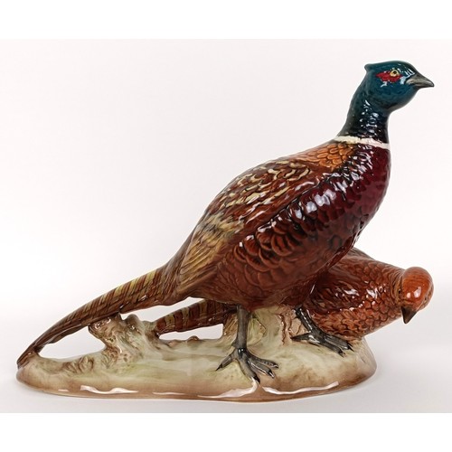 68 - A Beswick Brace of Pheasant, 2078, gloss
