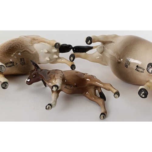 78 - A Beswick Jersey Bull, 1422, a Jersey Cow, 1345, and a Jersey Calf, 1249D, all gloss (3)