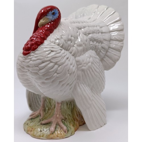 87 - A Beswick Turkey, white, 1957, gloss