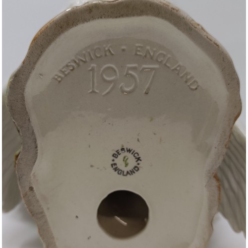 87 - A Beswick Turkey, white, 1957, gloss