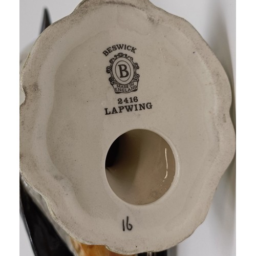 94 - A Beswick Lapwing, 1st version, 2416A, gloss