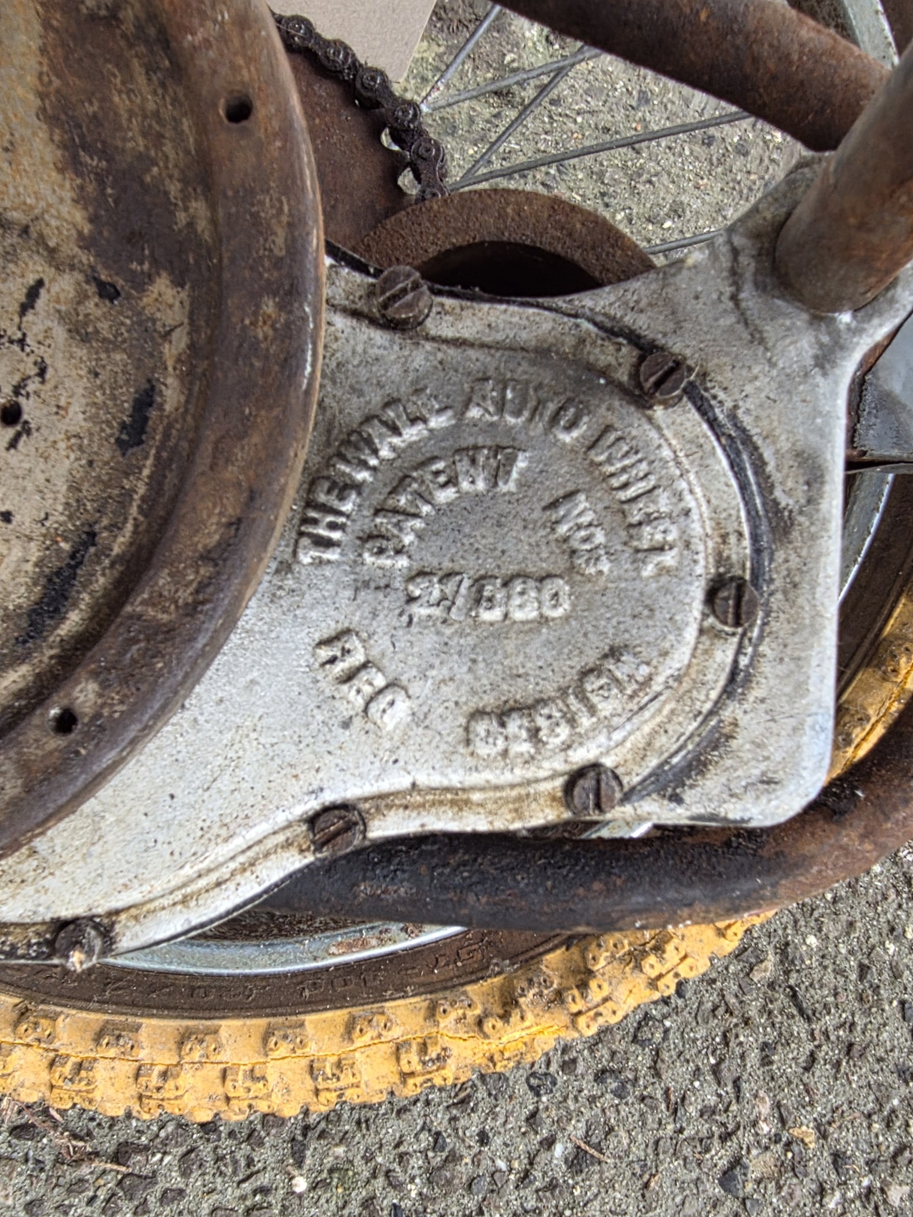 Wall Auto WheelFrom the Joe Skinner Motorcycle Collection