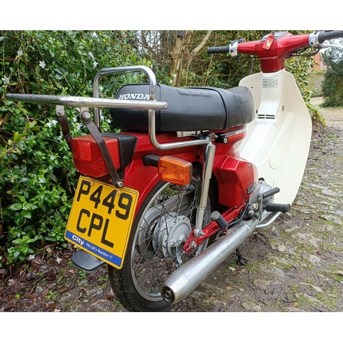 1996 Honda C90 CubRegistration number P449 CPLFrame number ...