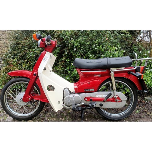 1996 Honda C90 CubRegistration number P449 CPLFrame number ...