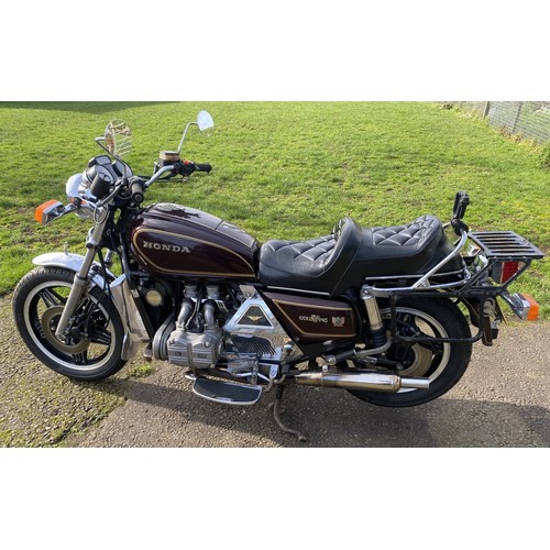 1981 Honda Goldwing GL1100Registration number NFJ 555WFrame number ...