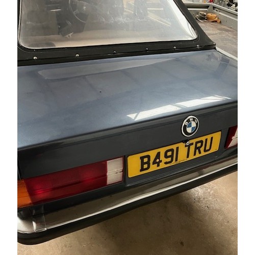 21 - 1985 BMW E30 320i Baur TC2Registration number B491 TRUBlue with a beige cloth interiorManualAlloy wh... 