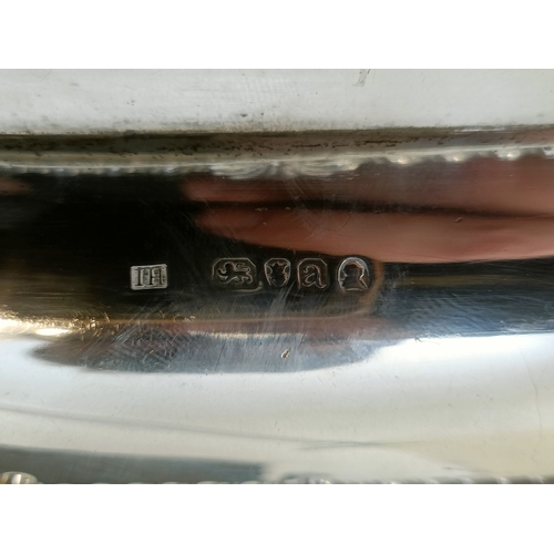 1 - A George III silver presentation entree dish and cover, crested and engraved an armorial, engraved '... 