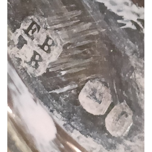 23 - A Victorian silver and cut glass eight piece cruet stand, London 1860, stand 28.5 ozt