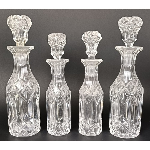 23 - A Victorian silver and cut glass eight piece cruet stand, London 1860, stand 28.5 ozt